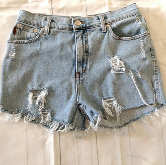 Moschino Pants - Moschino High Rise Shorts Size EU 32/28 Light Wash